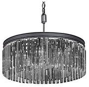 Подвесной светильник Vitaluce V5155 V5182-1/9 цвет плафона/подвески Серый, цвет арматуры Черный