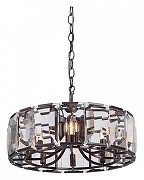 Подвесной светильник Vitaluce V5186 V5186-1/8 цвет плафона/подвески Прозрачный, цвет арматуры Черный-1