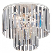 Накладной светильник Vitaluce V5210 V5210-0/4PL цвет плафона/подвески Прозрачный, цвет арматуры Бежевый, Белый