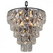 Подвесной светильник Vitaluce V5262 V5262-1/20+1 цвет плафона/подвески Прозрачный, цвет арматуры Черный