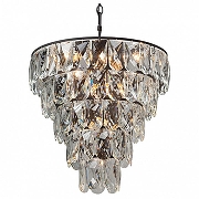 Подвесной светильник Vitaluce V5262 V5263-1/20+1 цвет плафона/подвески Прозрачный, цвет арматуры Черный