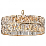 Подвесной светильник Vitaluce V5262 V5282-8/8 цвет плафона/подвески Прозрачный, цвет арматуры Золото