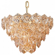 Подвесной светильник Vitaluce V5294 V5294-8/6+3+3+1 цвет плафона/подвески Бежевый, цвет арматуры Золото