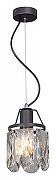 Подвесной светильник Vitaluce V5262 V5326-1/1S цвет плафона/подвески Прозрачный, цвет арматуры Черный-1