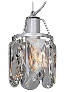 Подвесной светильник Vitaluce V5262 V5326-9/1S цвет плафона/подвески Прозрачный, цвет арматуры Хром