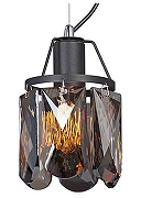 Подвесной светильник Vitaluce V5276 V5328-1/1S цвет плафона/подвески Серый, цвет арматуры Черный