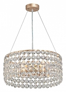 Подвесной светильник Vitaluce V5329 V5329-8/6S цвет плафона/подвески Прозрачный, цвет арматуры Золото-1