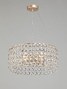 Подвесной светильник Vitaluce V5329 V5329-8/6S цвет плафона/подвески Прозрачный, цвет арматуры Золото-4