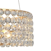 Подвесной светильник Vitaluce V5329 V5329-8/6S цвет плафона/подвески Прозрачный, цвет арматуры Золото-5