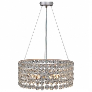 Подвесной светильник Vitaluce V5329 V5329-9/6S цвет плафона/подвески Прозрачный, цвет арматуры Графит