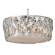 Подвесной светильник Vitaluce V5350 V5350-9/8 цвет плафона/подвески Прозрачный, цвет арматуры Никель