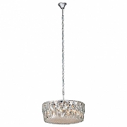 Подвесной светильник Vitaluce V5350 V5350-9/8 цвет плафона/подвески Прозрачный, цвет арматуры Никель-1