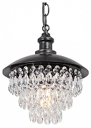 Подвесной светильник Vitaluce V5826 V5826-1/1 цвет плафона/подвески Прозрачный, цвет арматуры Черный