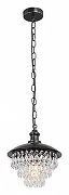 Подвесной светильник Vitaluce V5826 V5826-1/1 цвет плафона/подвески Прозрачный, цвет арматуры Черный-1