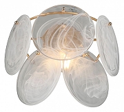 Накладной светильник Vitaluce V5828 V5828-8/1A цвет плафона/подвески Белый, цвет арматуры Золото-2