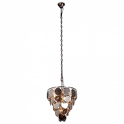 Подвесной светильник Vitaluce V5842 V5842-7/10 цвет плафона/подвески Светло-серый, цвет арматуры Черный-1