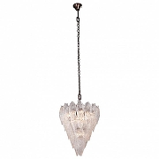 Подвесной светильник Vitaluce V5844 V5844-7/10 цвет плафона/подвески Прозрачный, цвет арматуры Черный-1