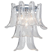 Накладной светильник Vitaluce V5860 V5860-9/3A цвет плафона/подвески Прозрачный, цвет арматуры Серебро