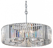 Подвесной светильник Vitaluce V5869-9/8 цвет плафона/подвески Прозрачный, цвет арматуры Хром