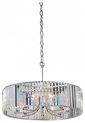 Подвесной светильник Vitaluce V5869-9/8 цвет плафона/подвески Прозрачный, цвет арматуры Хром-1