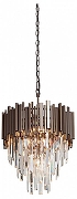 Подвесной светильник Vitaluce V5875-7/6 цвет плафона/подвески Бронза, Прозрачный, цвет арматуры Бронза-1