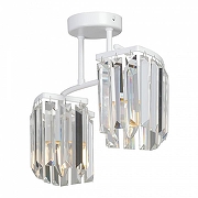 Накладной светильник Vitaluce V5884 V5884-0/2PL цвет плафона/подвески Прозрачный, цвет арматуры Белый-2