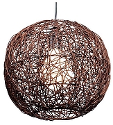 Подвесной светильник Vitaluce V6919/1S цвет плафона/подвески Коричневый, цвет арматуры Коричневый