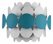 Накладной светильник Moderli Enya V8001-2W цвет плафона/подвески Белый, Голубой, цвет арматуры Белый