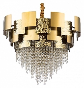 Подвесной светильник Moderli Olly V8010-10P цвет плафона/подвески Латунь, цвет арматуры Латунь-1