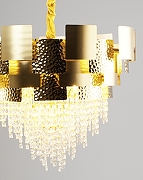 Подвесной светильник Moderli Olly V8010-10P цвет плафона/подвески Латунь, цвет арматуры Латунь-5