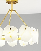 Светильник на штанге Moderli Square V8090-PL цвет плафона/подвески Белый, цвет арматуры Латунь-4