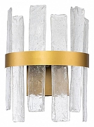 Накладной светильник Moderli Lima V9001-WL цвет плафона/подвески Прозрачный, цвет арматуры Латунь