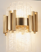 Накладной светильник Moderli Stasy V9011-2W цвет плафона/подвески Латунь, Прозрачный, цвет арматуры Латунь-7