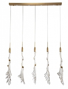 Подвесной светильник Moderli Melburn V9021-PL цвет плафона/подвески Прозрачный, цвет арматуры Латунь