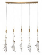 Подвесной светильник Moderli Melburn V9021-PL цвет плафона/подвески Прозрачный, цвет арматуры Латунь-1