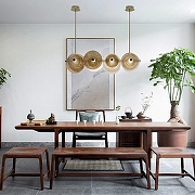 Подвесной светильник Imperiumloft Varsel VARSEL01 цвет плафона/подвески Золото, цвет арматуры Золото-6