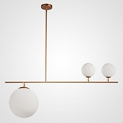 Светильник на штанге Imperiumloft VASTY VASTY01 цвет плафона/подвески Белый, цвет арматуры Золото