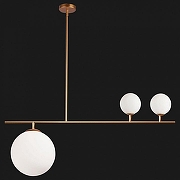 Светильник на штанге Imperiumloft VASTY VASTY01 цвет плафона/подвески Белый, цвет арматуры Золото-1