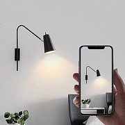 Бра Imperiumloft VERINA verina01 цвет плафона/подвески Черный, цвет арматуры Латунь, Черный-4