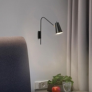 Бра Imperiumloft VERINA verina01 цвет плафона/подвески Черный, цвет арматуры Латунь, Черный-5