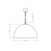 Подвесной светильник Covali VH-28156 цвет плафона/подвески Бежевый, цвет арматуры Бежевый-9