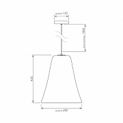 Подвесной светильник Covali VH-28243 цвет плафона/подвески Бежевый, цвет арматуры Бежевый-7