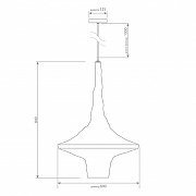 Подвесной светильник Covali VH-29979-NB цвет плафона/подвески Черный, цвет арматуры Черный-9
