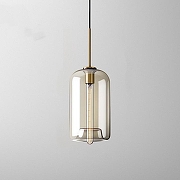 Подвесной светильник Imperiumloft VILMO VILMO01 цвет плафона/подвески Янтарный, цвет арматуры Латунь