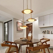 Подвесной светильник Imperiumloft Vitaby L1 VITABY01 цвет плафона/подвески Белый, Латунь, цвет арматуры Латунь-3