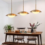 Подвесной светильник Imperiumloft Vitaby L1 VITABY01 цвет плафона/подвески Белый, Латунь, цвет арматуры Латунь-4