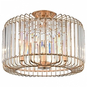 Накладной светильник Vele Luce Angelica VL3044L05 цвет плафона/подвески Прозрачный, цвет арматуры Бежевый-1