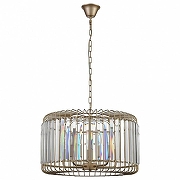 Подвесной светильник Vele Luce Angelica VL3044P05 цвет плафона/подвески Прозрачный, цвет арматуры Бежевый-1