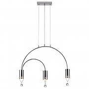 Подвесной светильник Vele Luce Pioggia VL4283P03 цвет плафона/подвески Прозрачный, Хром, цвет арматуры Хром-1