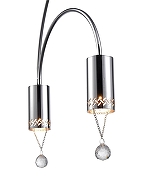 Подвесной светильник Vele Luce Pioggia VL4283P03 цвет плафона/подвески Прозрачный, Хром, цвет арматуры Хром-4